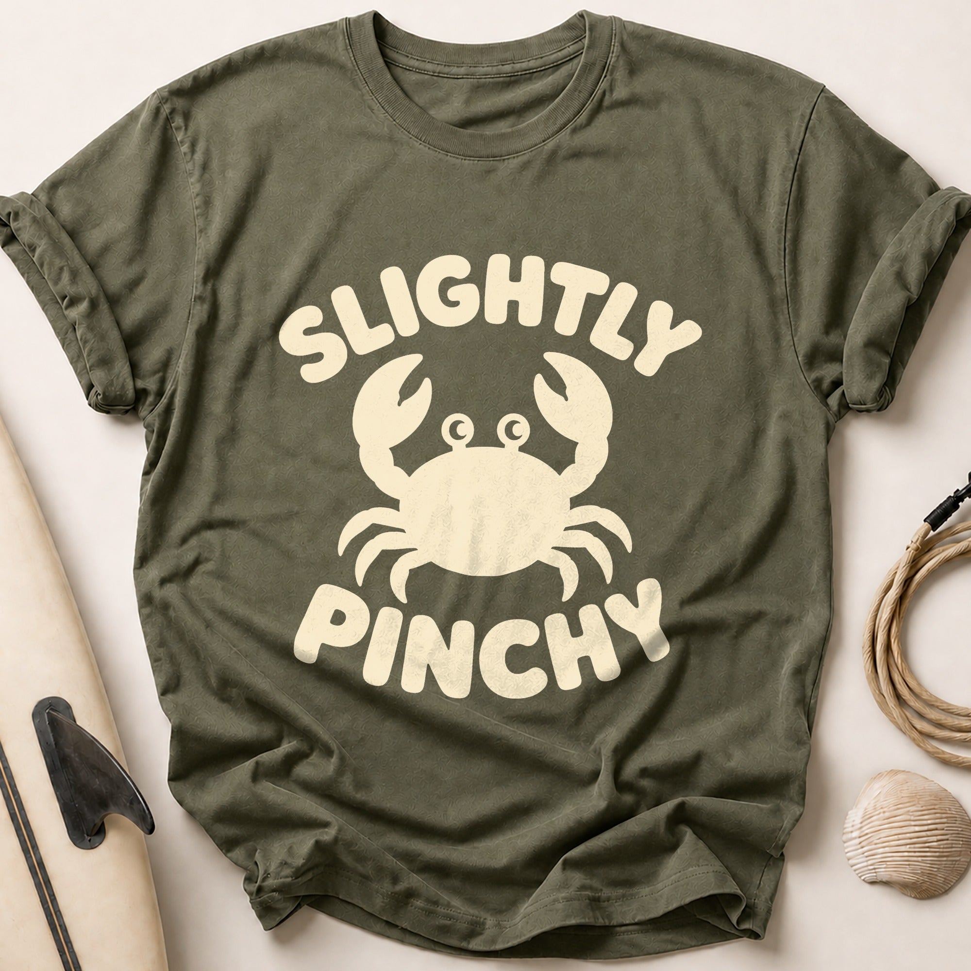 SLIGHTLY PINCHY Tee - Olive