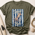 Squid Bar Fried Calamari Seafood Restaurant Funny Tee - Olive
