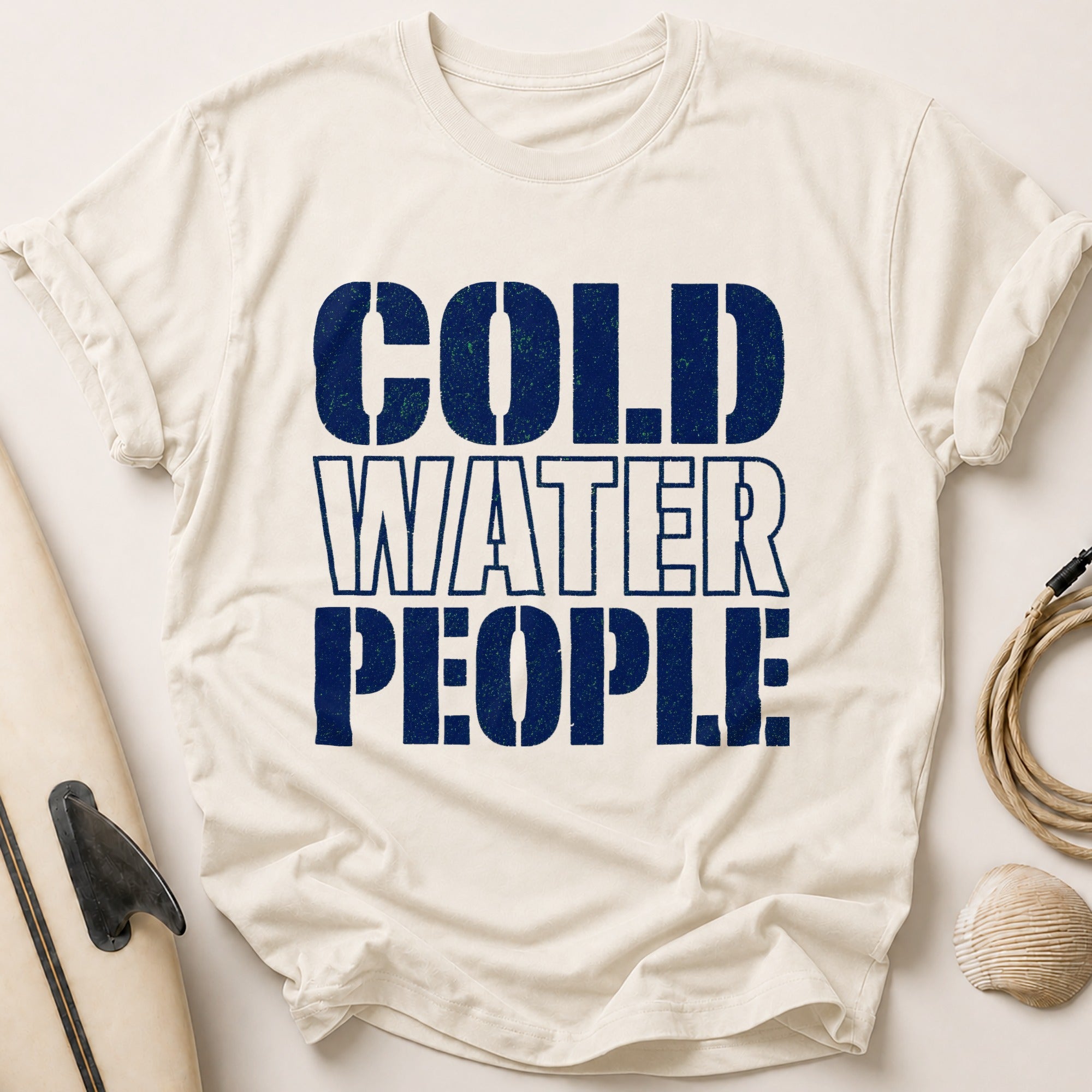 Cold Water People Tee - Stone