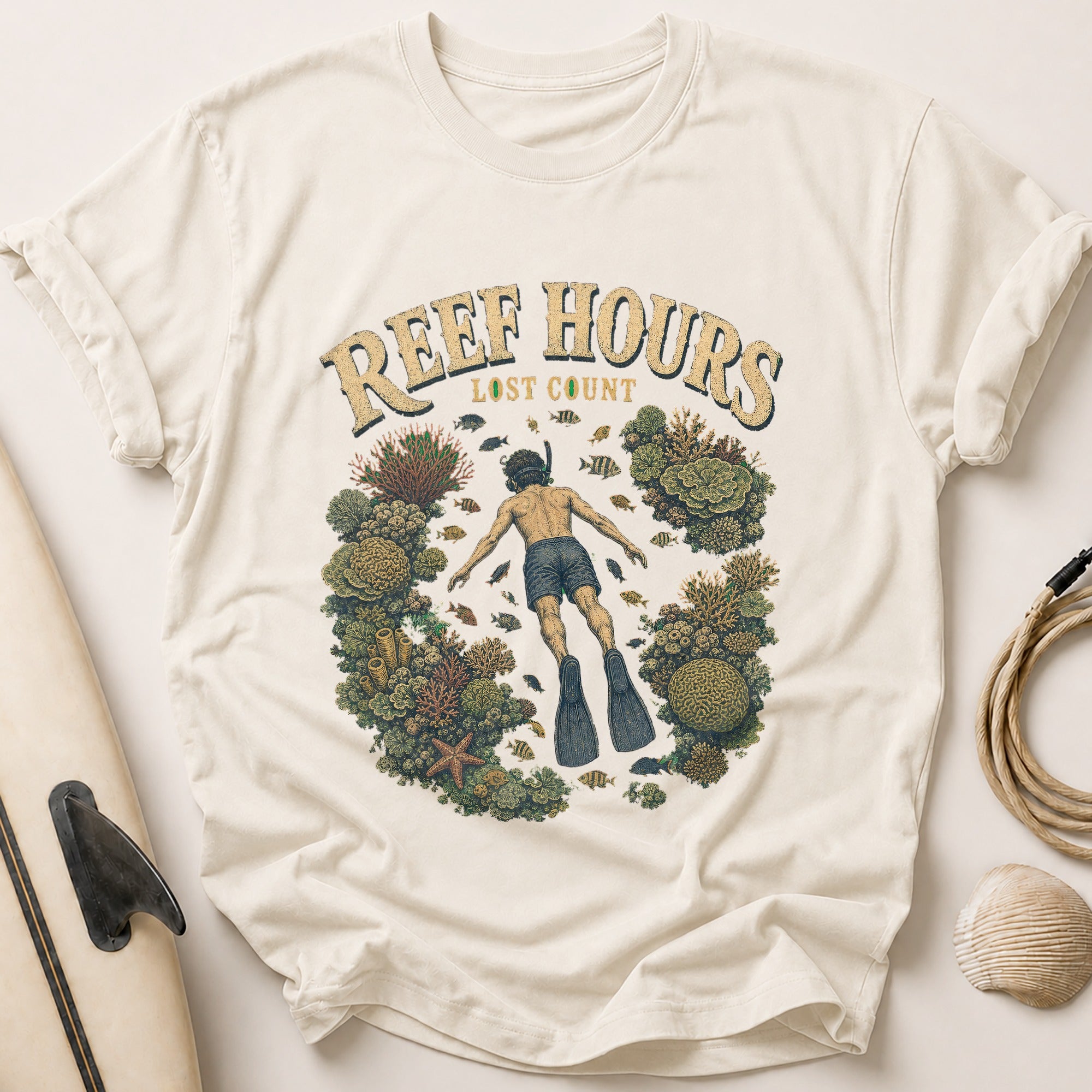 Lost Count Tee - Stone