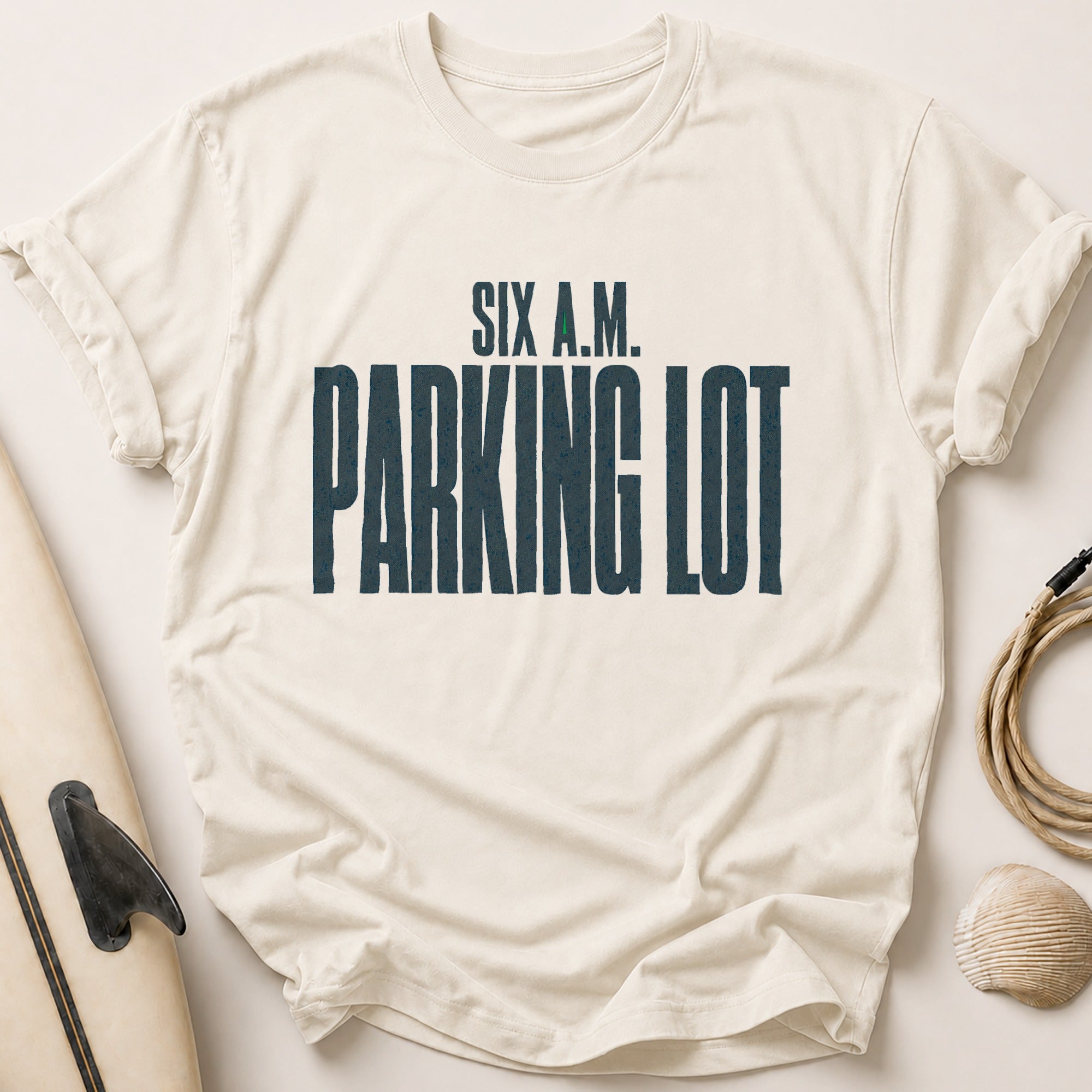 Six A.M. Parking Lot Tee - Stone