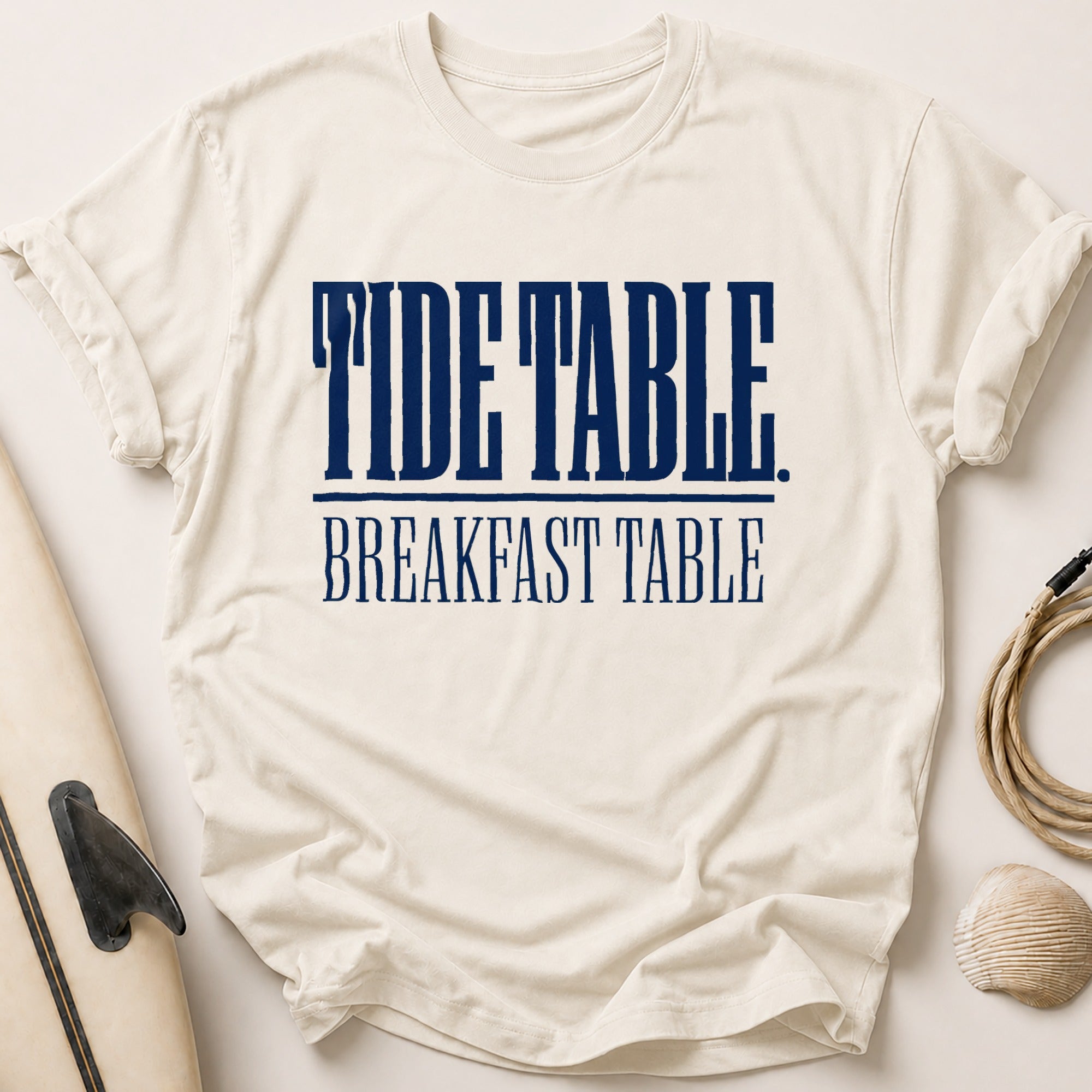 Tide Table Tee - Stone