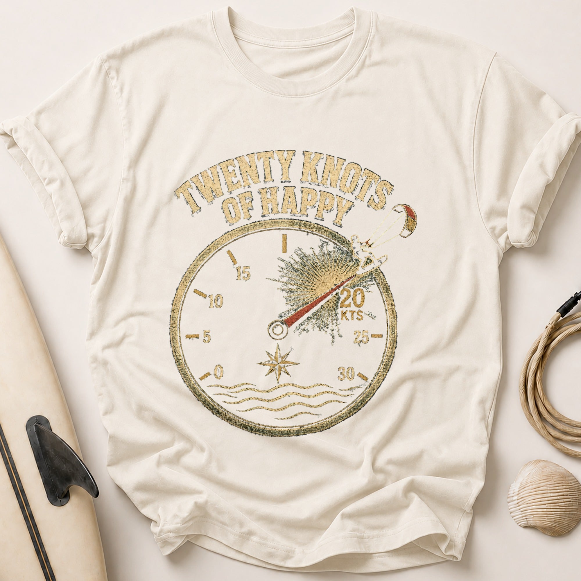 Twenty Knots Happy Tee - Stone