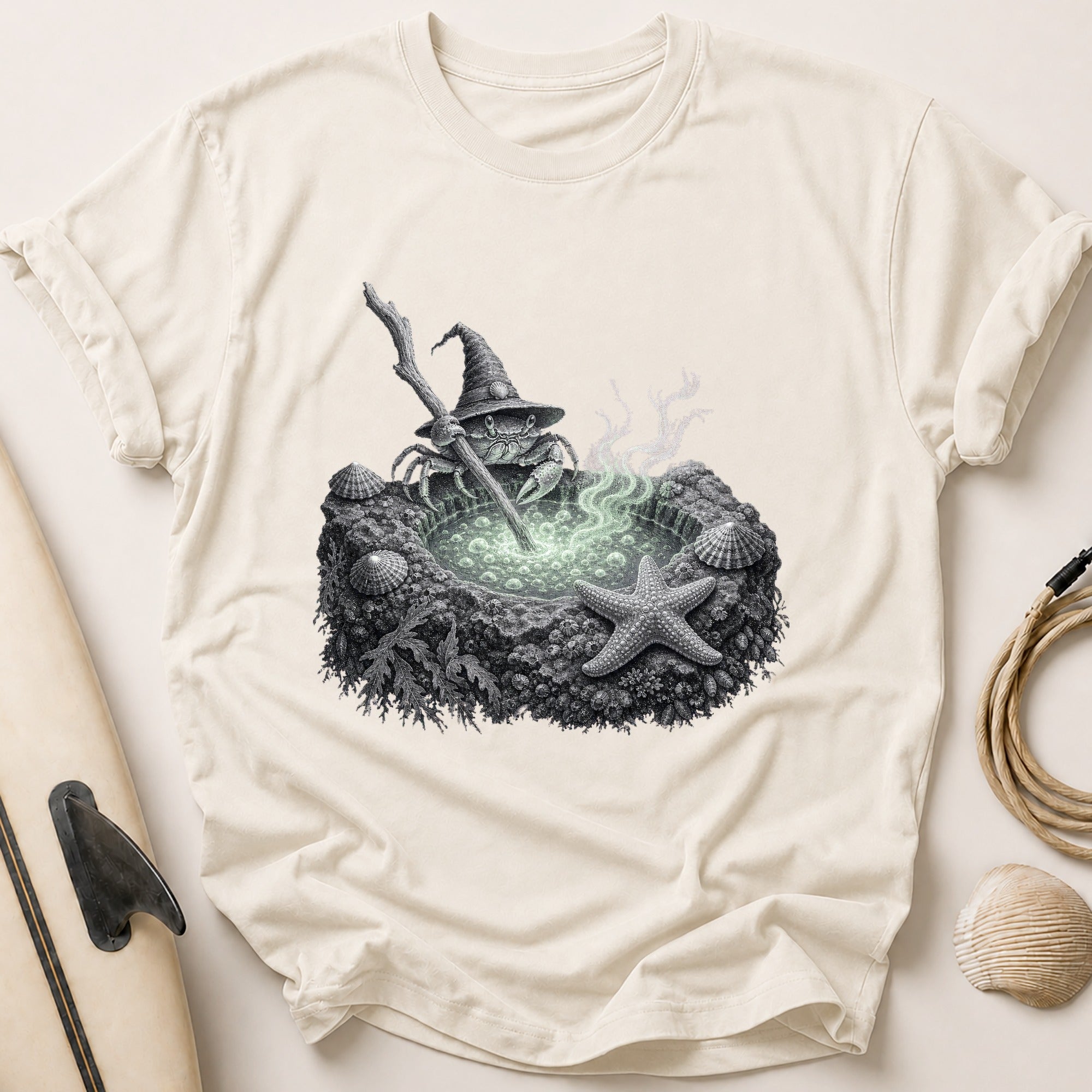 Rockpool Cauldron Tee - Stone