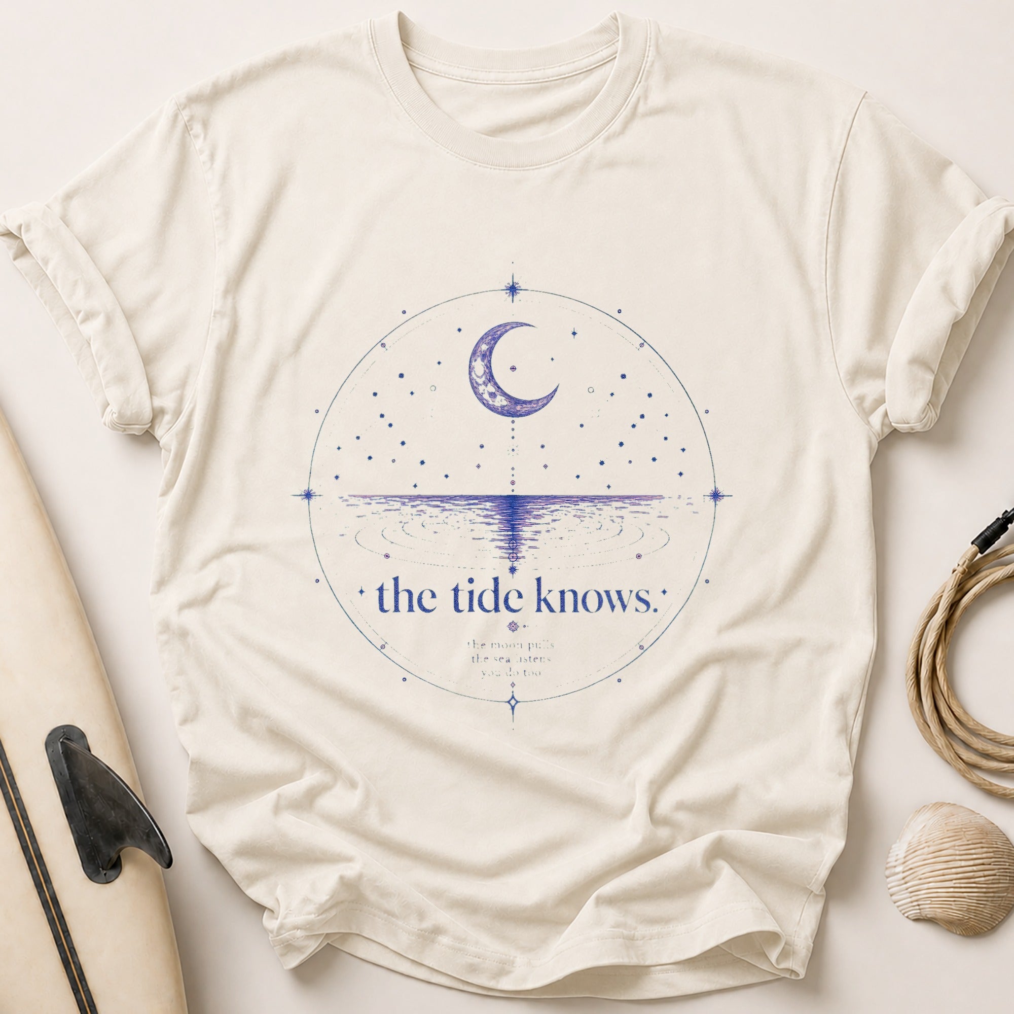 the tide knows. Tee - Stone