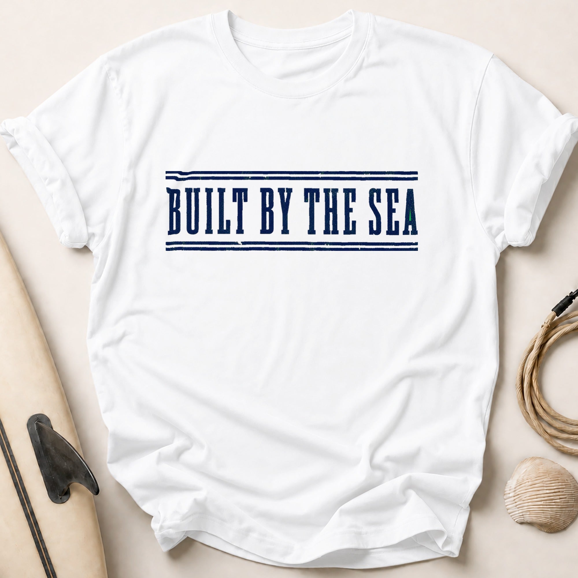 Built By The Sea Tee - White