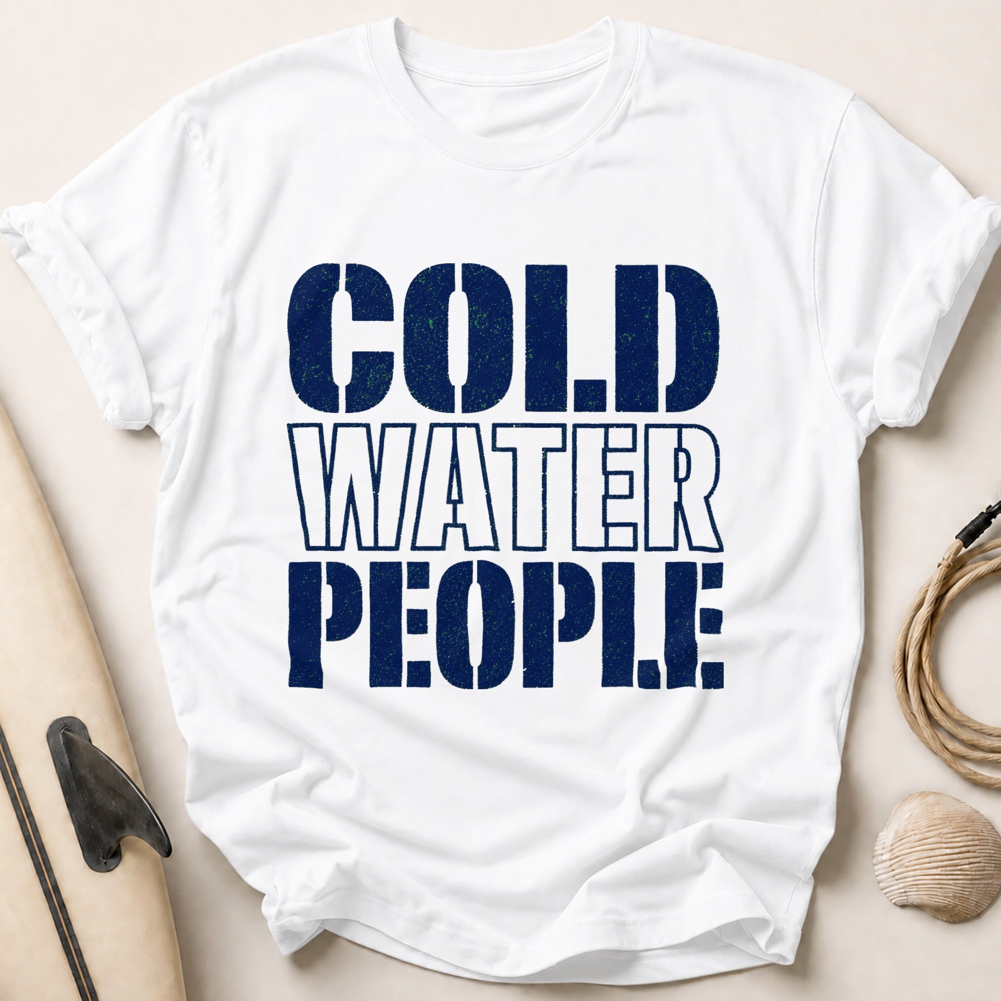 Cold Water People Tee - White