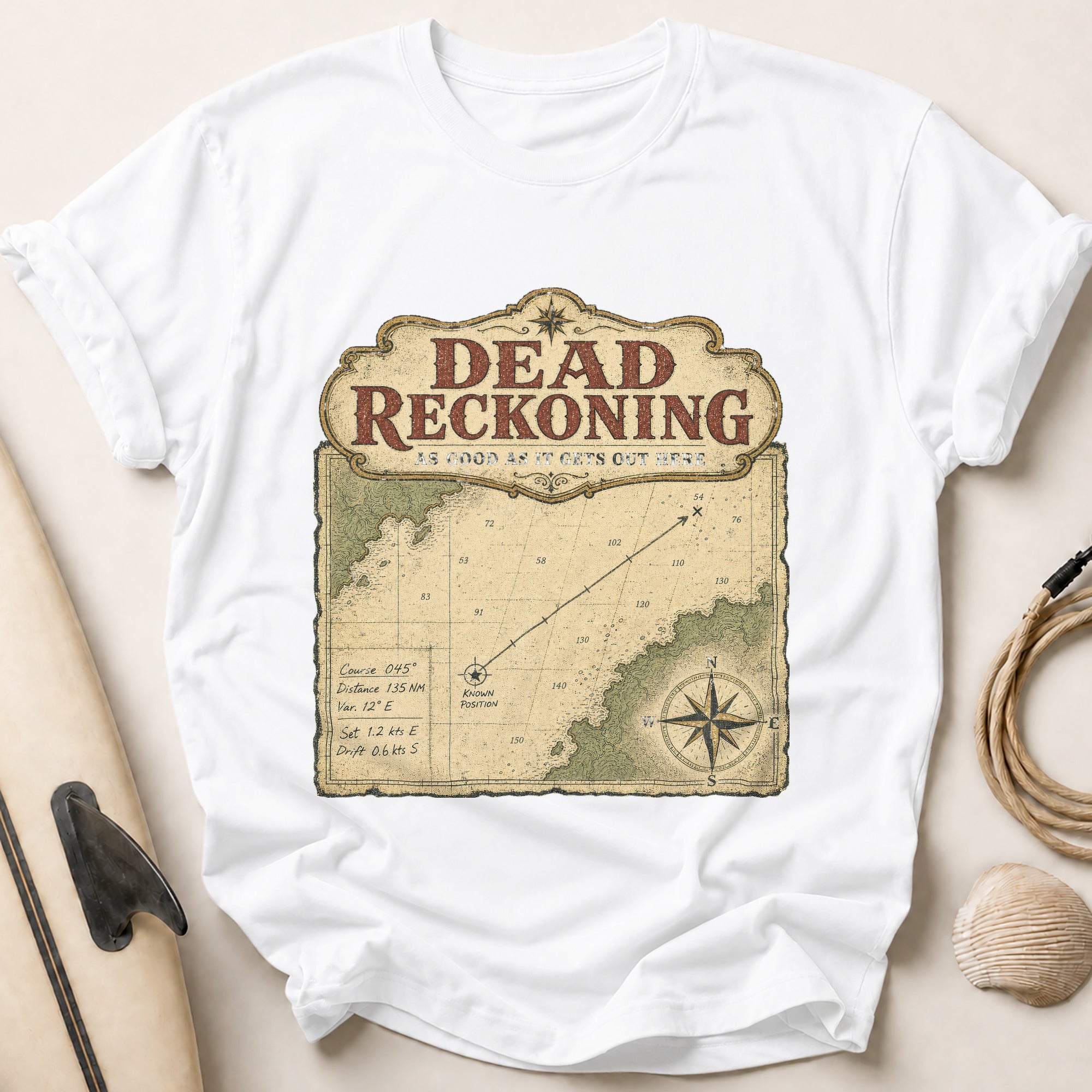 Dead Reckoning Tee - White