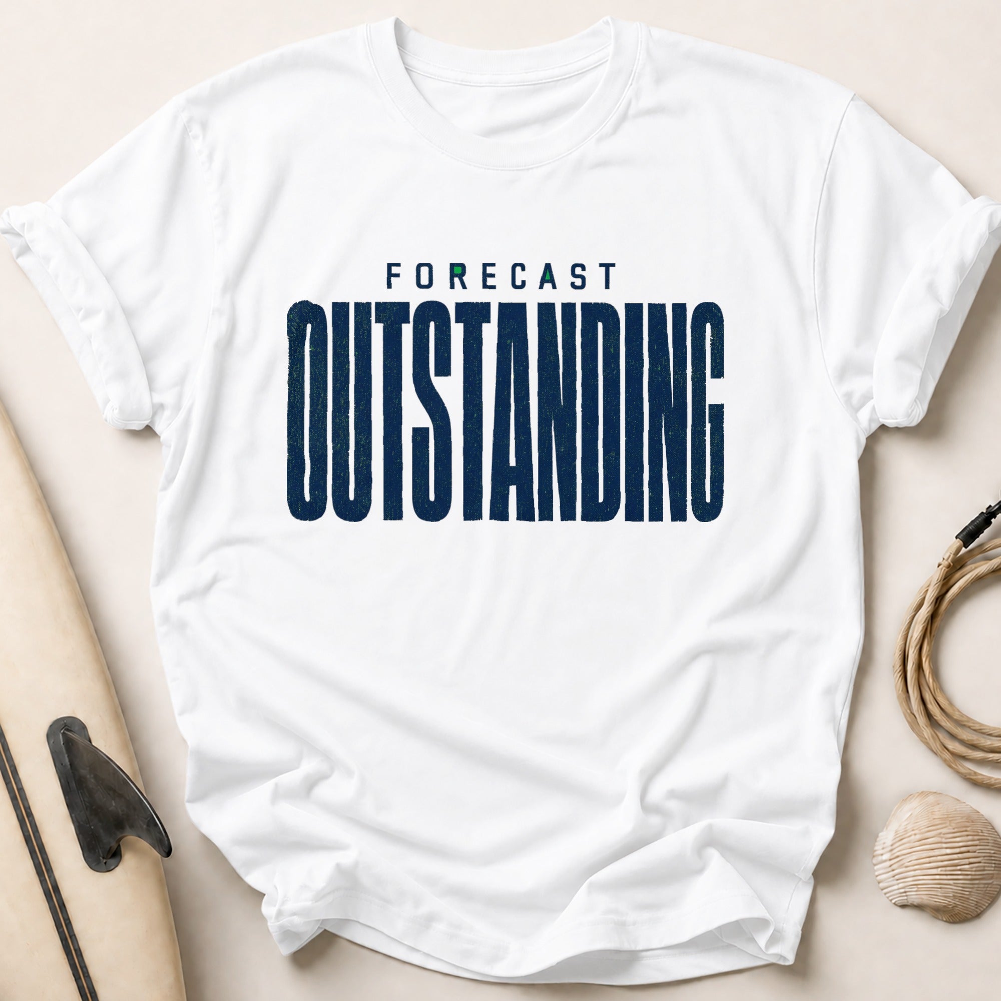 Forecast Outstanding Tee - White