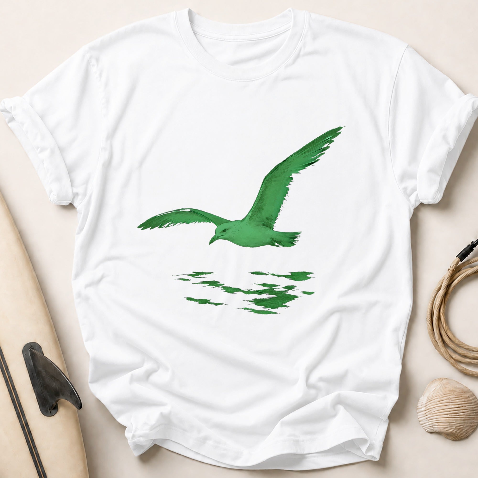Gull Gliding Tee - White
