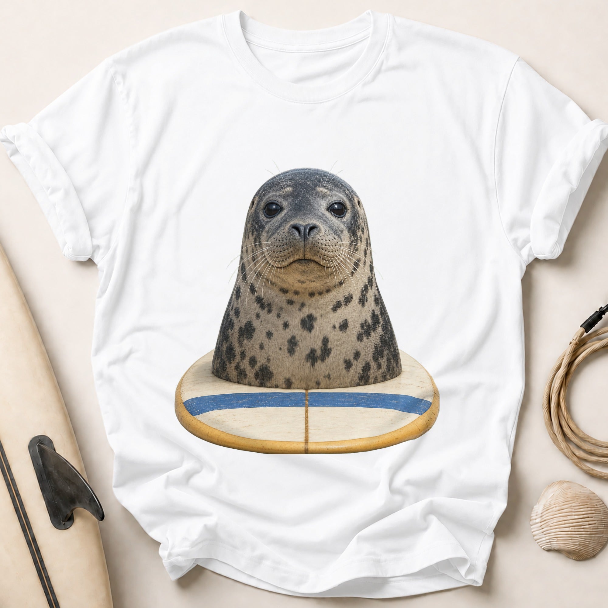 Harbour Seal Tee - White
