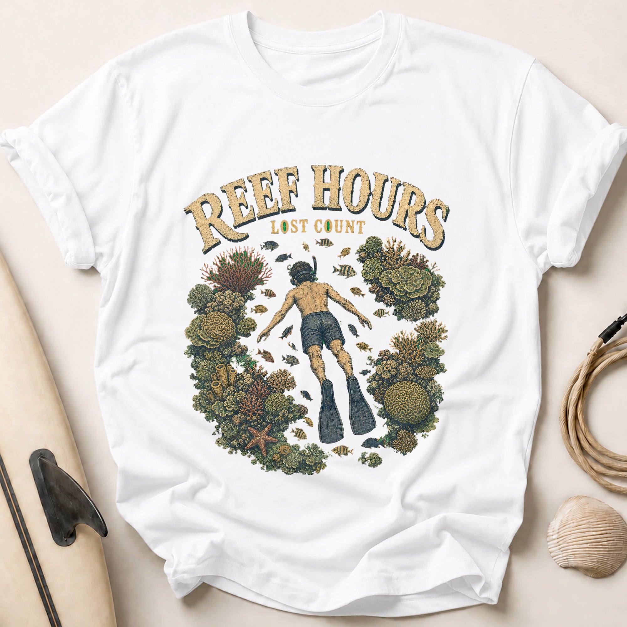 Lost Count Tee - White