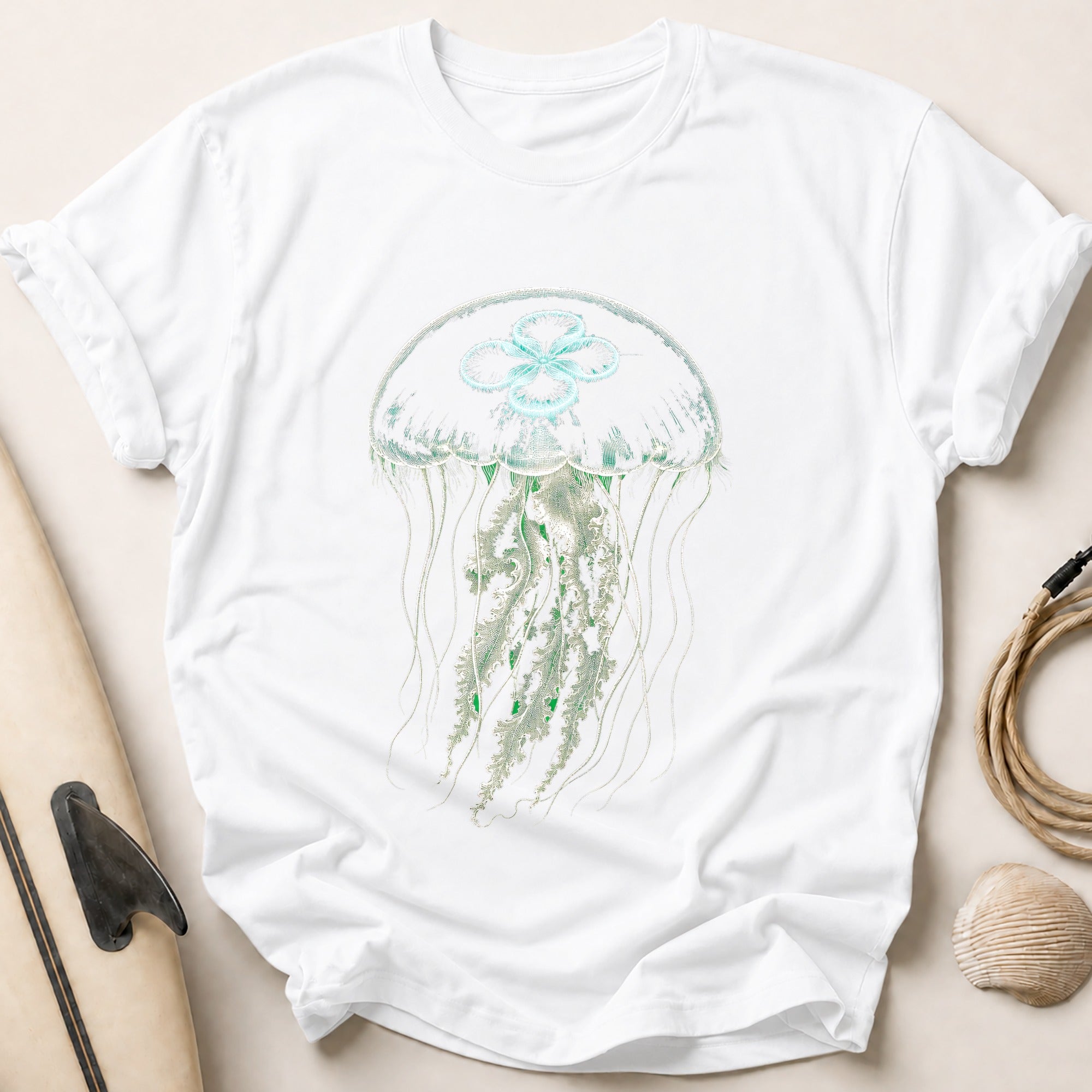 Moon Jellyfish Tee - White