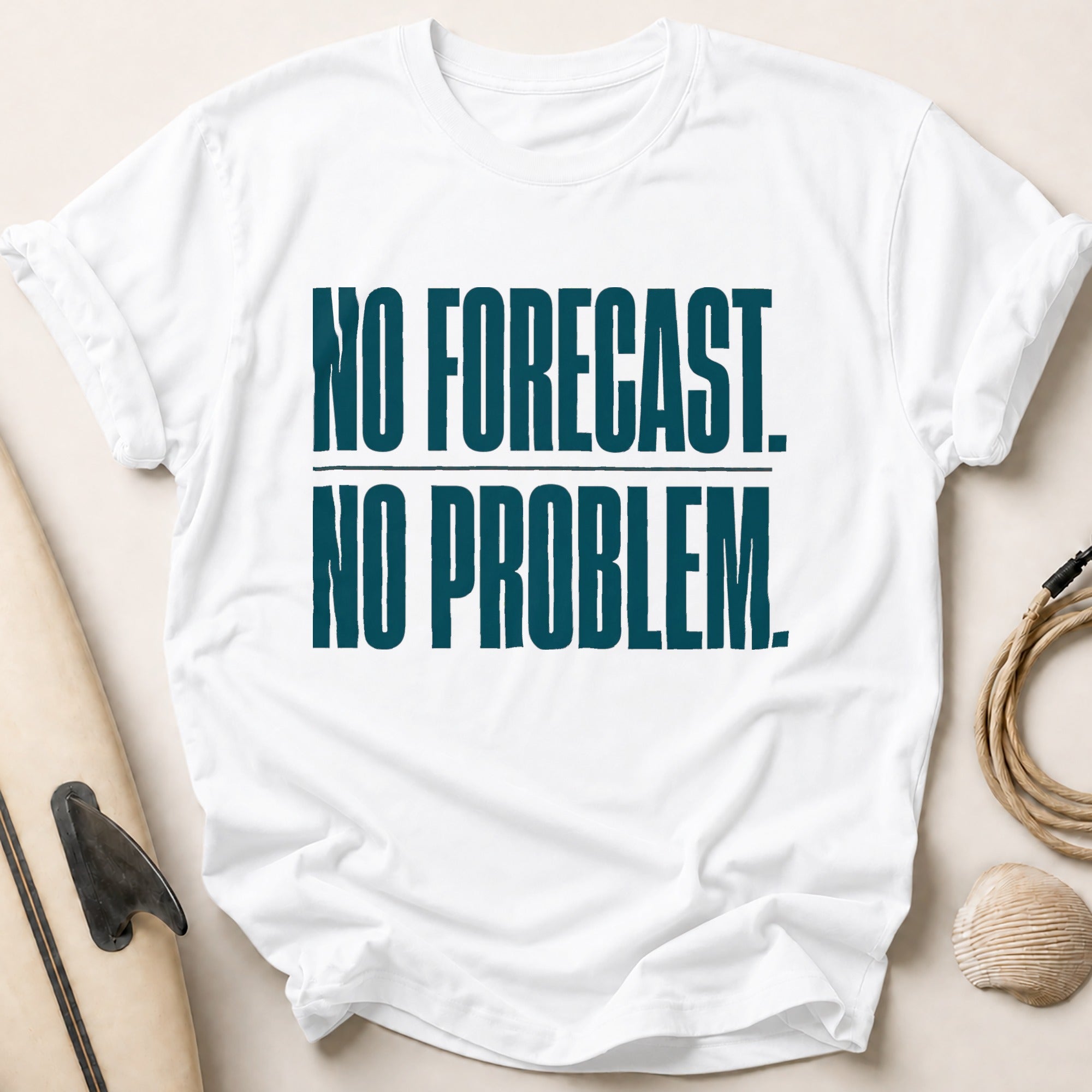 No Forecast Tee - White