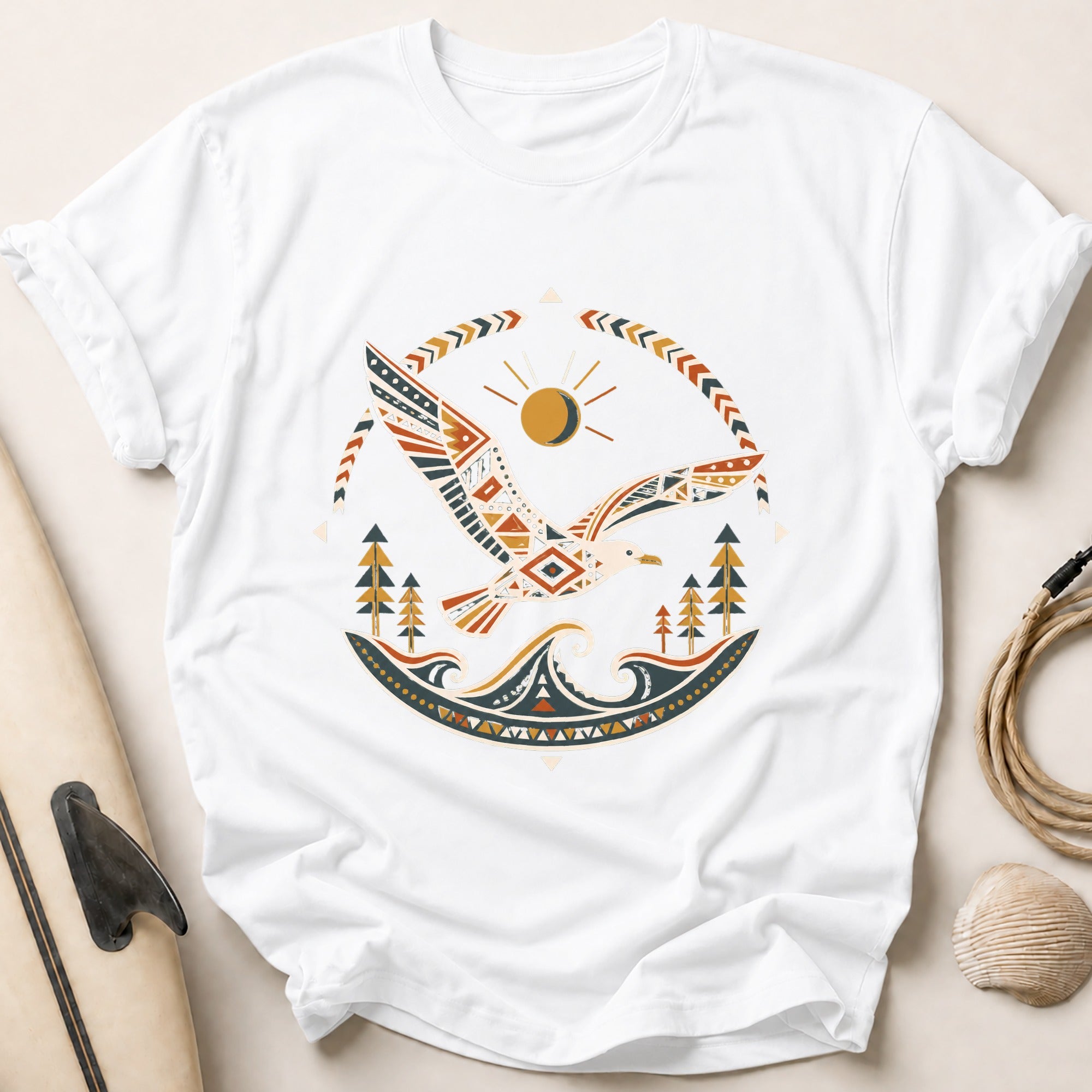 Spirit Gull Tee - White