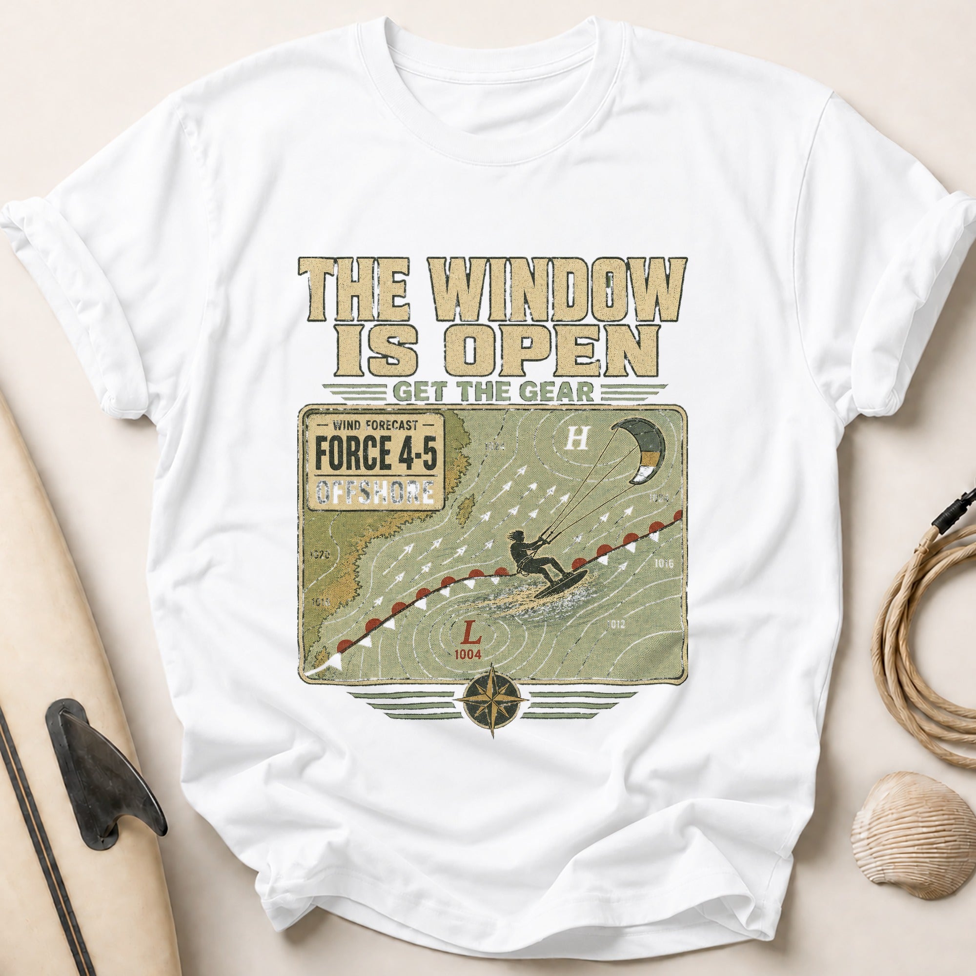 The Window Is Open Tee - White