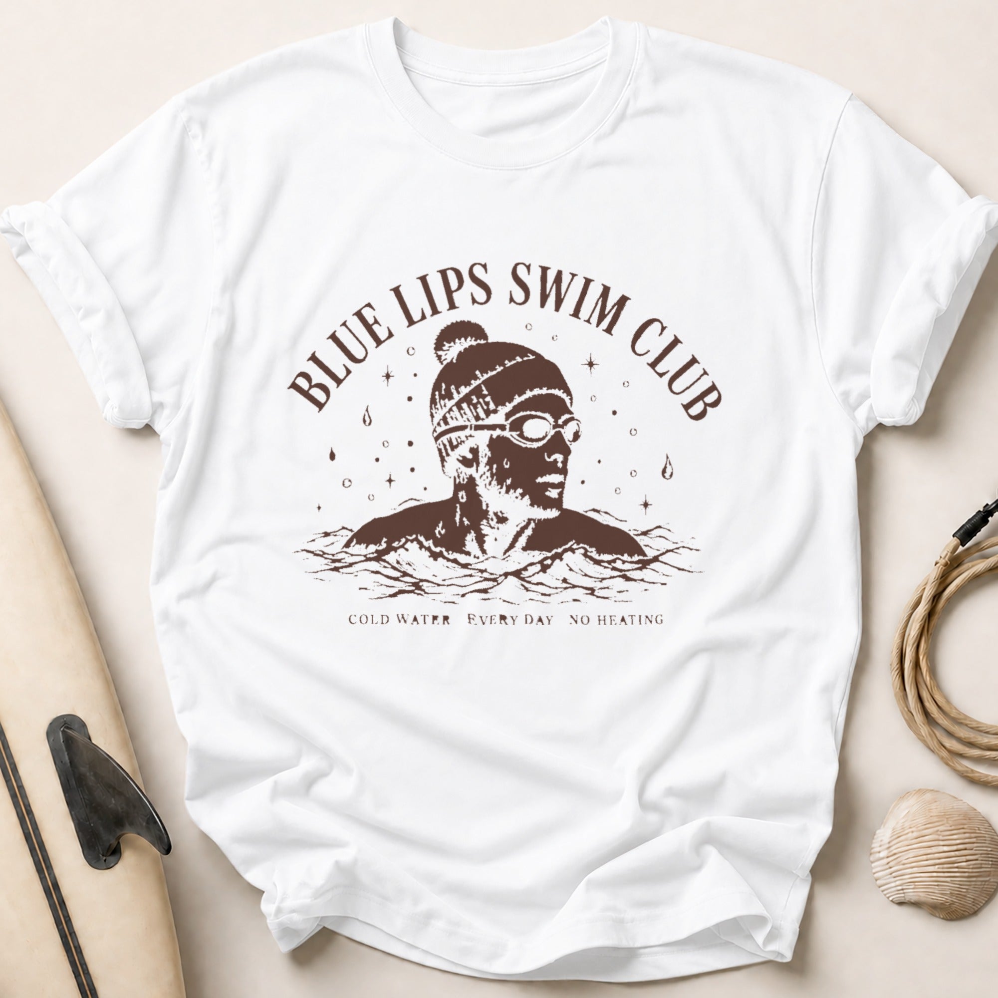 BLUE LIPS SWIM CLUB Tee - White