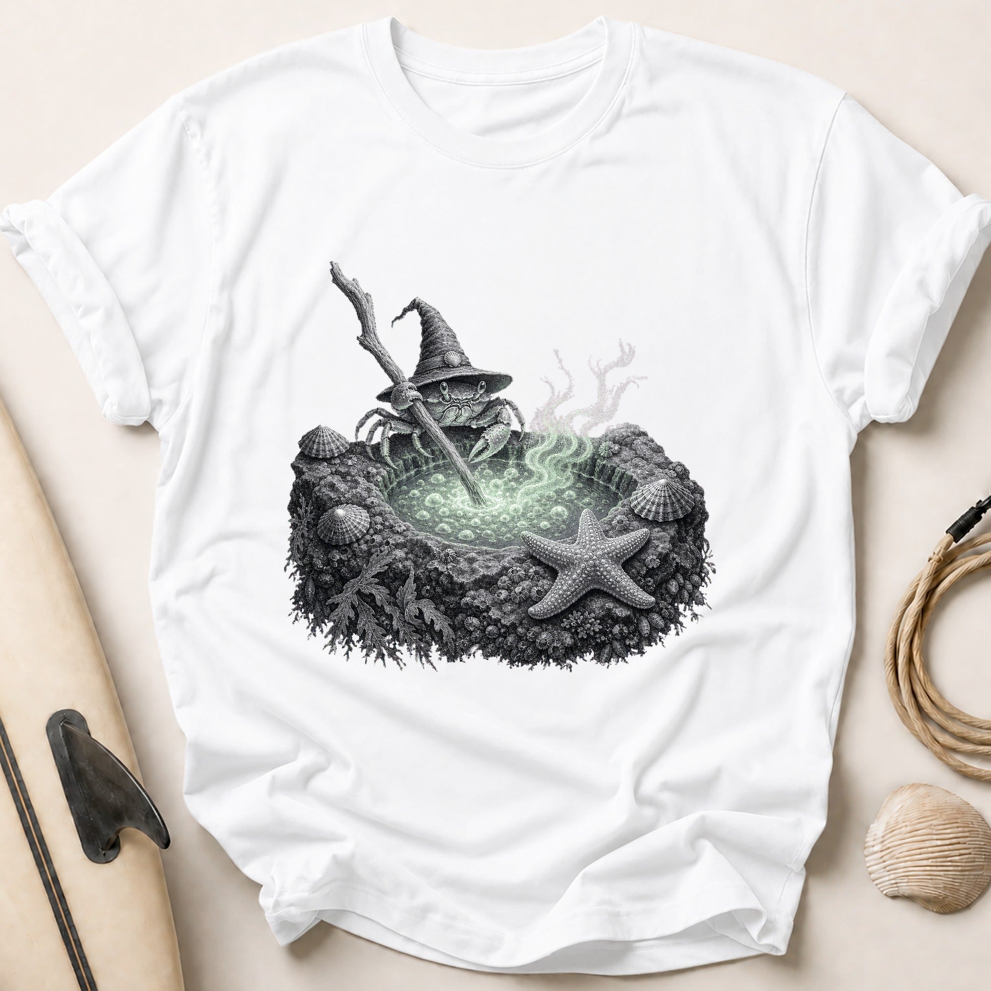 Rockpool Cauldron Tee - White