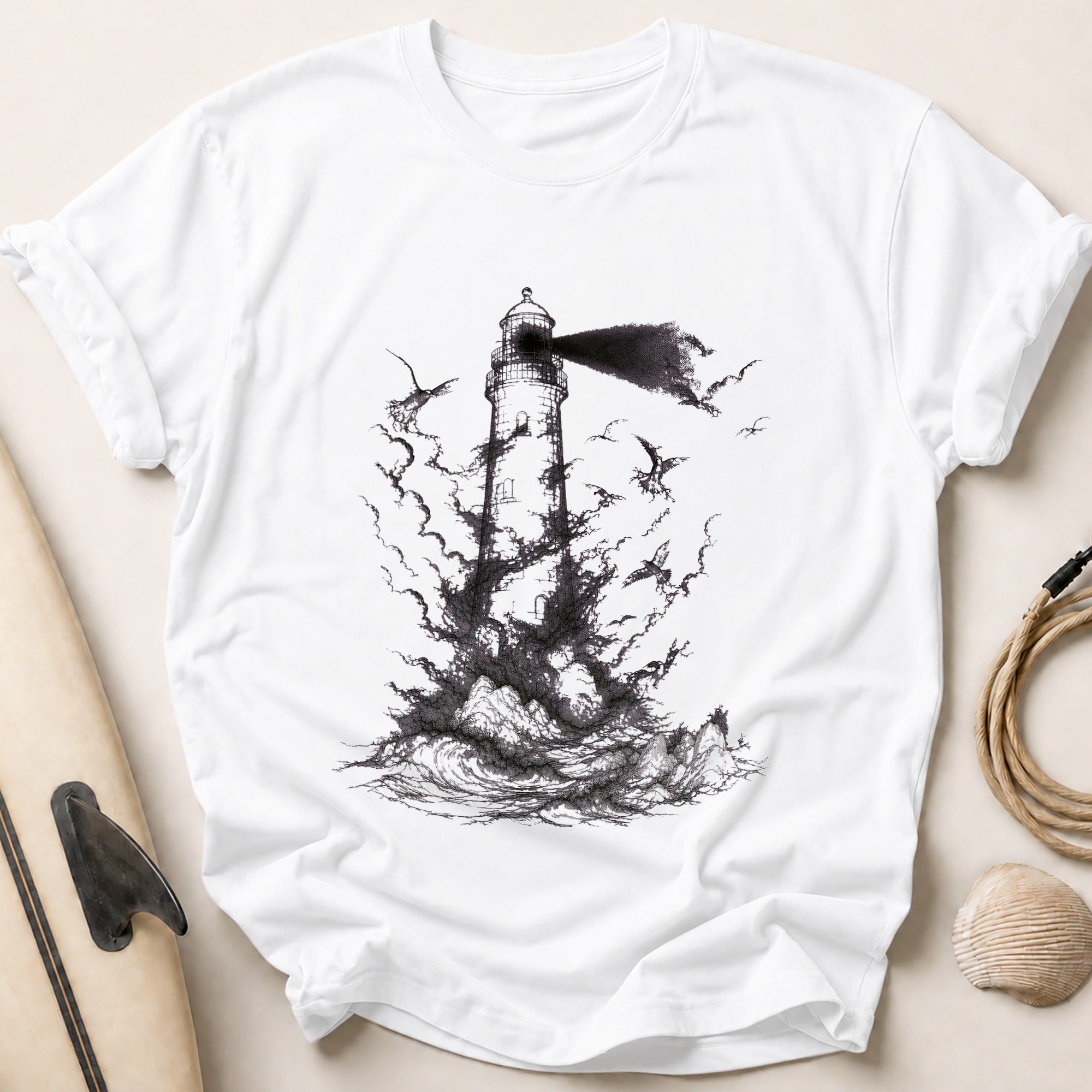 Weathering the Storm Tee - White